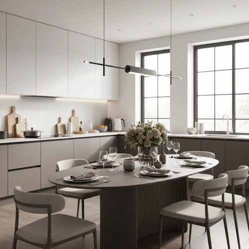 Oval Dining Table Pros and Cons: Ideal for Modern Open-Plan Kitchens and Entertaining