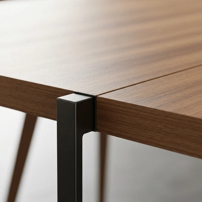 Close up of modern and rustic dining furniture textures