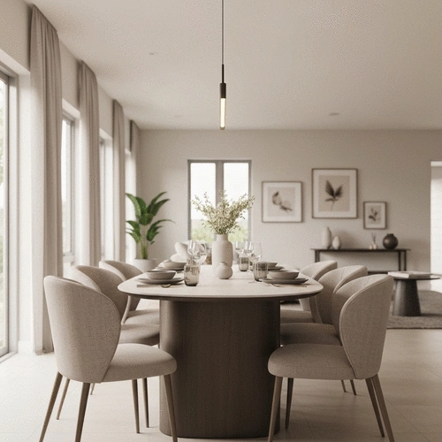 Dining Table Shapes for Open Homes